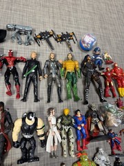 Super Hero Mixed Mega Action Figure Lot Of Many, Batman, Marvel DC