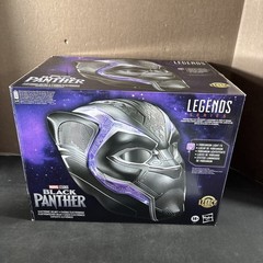 MARVEL LEGENDS BLACK PANTHER 1:1 SCALE VIBRANIUM TALKING HELMET ROLE PLAY HASBRO