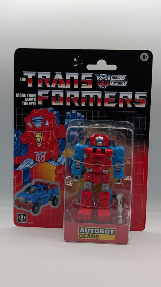 2025 Hasbro Transformers Retro Card G1 Autobot Gears 5″ Deluxe Class Figure