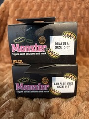 NECA Ben Cooper Glow In Dark Vampire Girl And Dracula 5.5”lot of 2 NEW In BOX