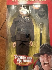 New 2001 Sideshow Toys 12-inch Gunnery Sgt. R. Lee Ermey “Motivational Figure”