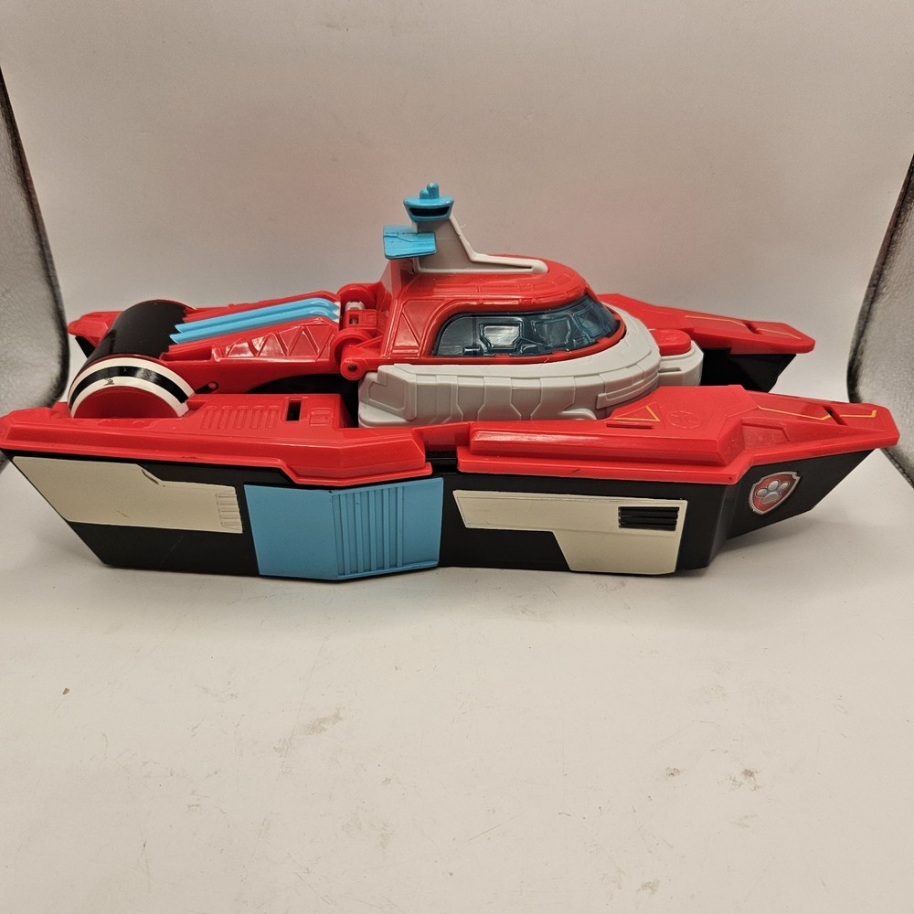 Paw Patrol Mighty Movie Pup Squad Aircraft Carrier HQ Car Vehicle