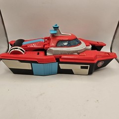 Paw Patrol Mighty Movie Pup Squad Aircraft Carrier HQ Car Vehicle