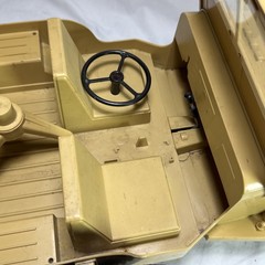 VINTAGE 1967 HASBRO G.I. JOE DESERT PATROL ATTACK JEEP Gun Tripod Incomplete