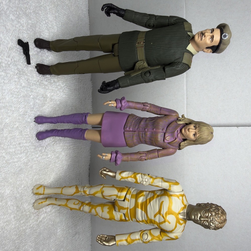 Doctor Who The Claws Of Axos Collectors Set 5.5″ Figure 3rd Dr. era Jo Grant New