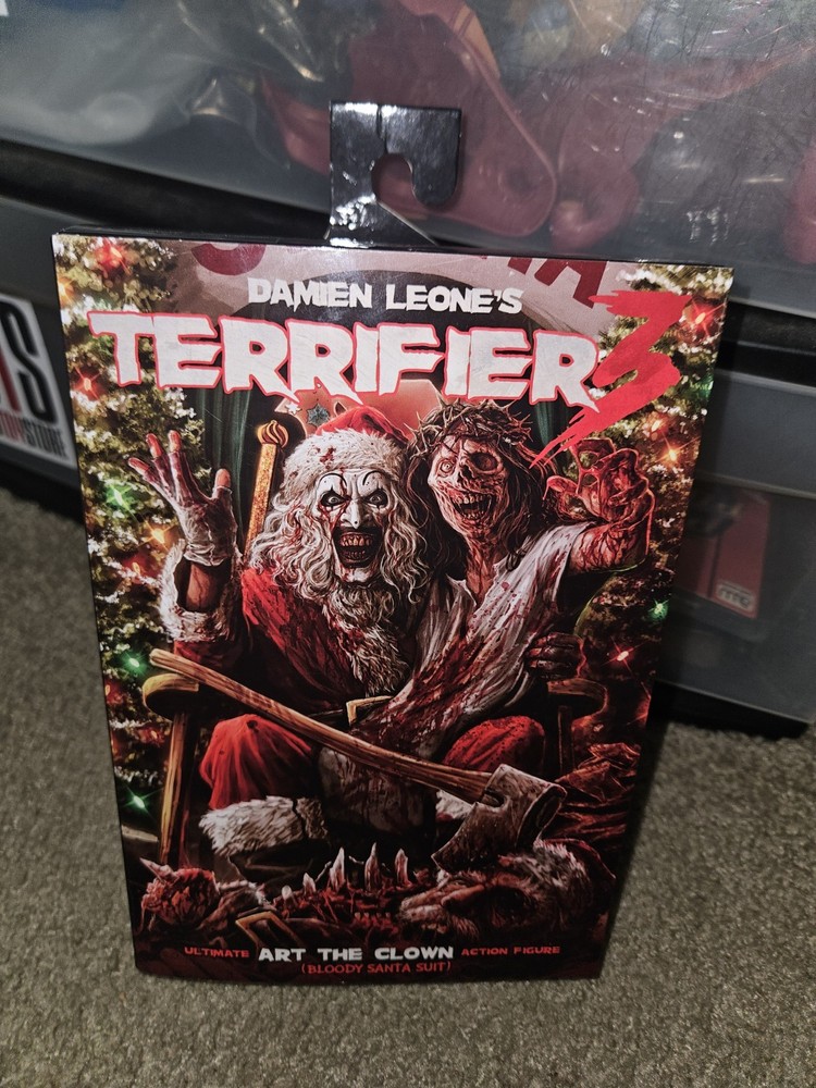 NECA Ultimate Art the Clown Bloody Santa Suit Terrifier 3 NIB 7″ Figure