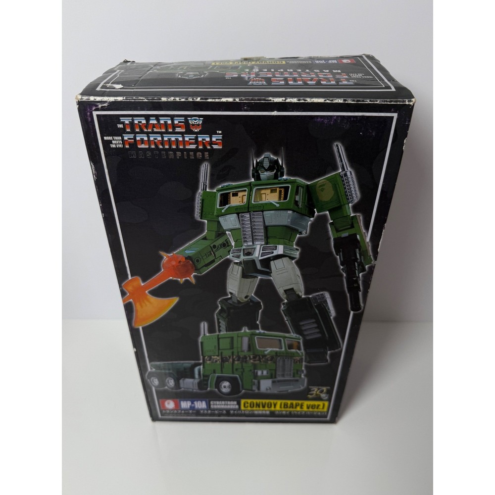 Transformers A Bathing Ape Masterpiece MP-10A Green Convoy Optimus Prime BAPE KO