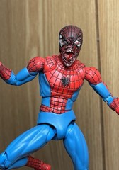 Zombie Spiderman V5 Painted Head Sculpt Fit for 6” Mafex CT Action Figure 1/12