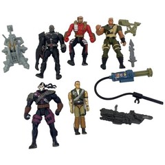 GI Joe Extreme Action Figure Lot Iron Claw Inferno 1995 Kenner Loose w/Weapons