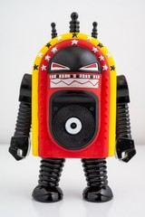 DJ Shadow & Cut Chemist’s Juke-Bot Vinyl Art Toy Lot of 2 2008 Bigshot Toyworks