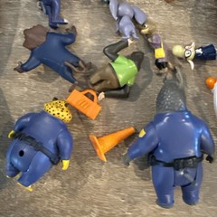Zootopia Figures Lot Judy Hopps Nick Wilde Police Vehicle Jerry Flash+ OFFICIAL