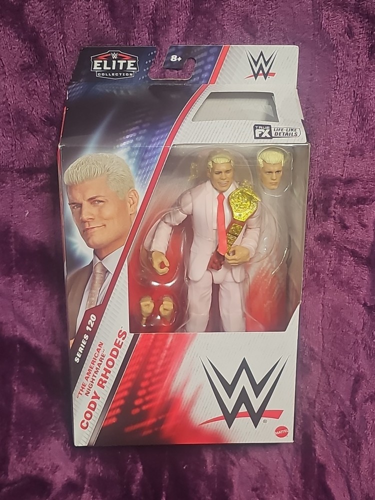 New 2025 WWE Elite Collection Series 120 Cody Rhodes Pink Suit