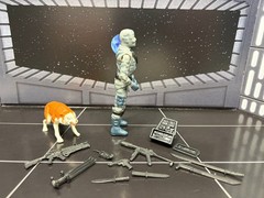 GI Joe Black Major Firefly Custom Figure Complete w/ Accessories Cobra Saboteur