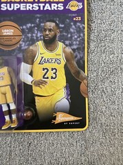 LeBRON JAMES Los Angeles Lakers #23 Super7 Action Figure Home Uniform WAVE 2 NBA