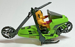 Vintage 1985 Kenner M.A.S.K. Condor Motorcycle Brad Turner & Short Mask Complete