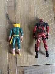 Marvel Legends Iron Fist Apocalypse & Diamond Select Deadpool 6” Action Figures