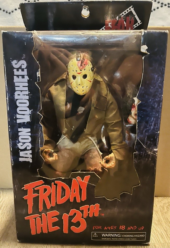 Mezco Toyz Friday the 13th Jason Voorhees Figure Mask Axe Machete 2007