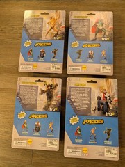 Impractical Jokers 4″ Action Figure Brain Q, Joe, Sal, Mur Set Of 4 See All Pics