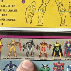 Toy Biz Marvel Iron Man 1994 Plasma Cannon Figure Rare MIS PACKAGE! War Machine