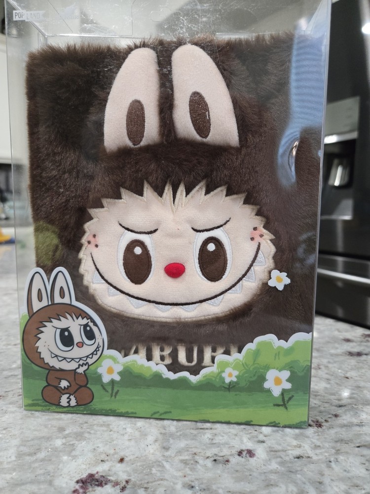 POPMART the Monsters Labubu Plush Notebook POPLAND NEW