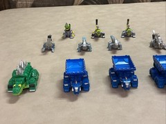 lot of 2015 Mattel Dreamworks DINOTRUX Diecast Dinosaur Robots, Trucks & Triples
