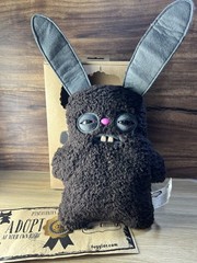 Fuggler Spin Master Funny Ugly 9″ Plush Rabid Rabbit Variant 2 – RARE RETIRED
