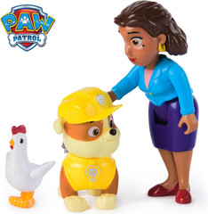 Rubble, Mayor Goodway & Chickaletta Figures, Kids Toys for Boys and Girls Ages 3