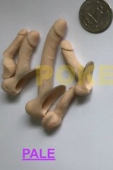 5 x BIG 1/6 Scale Male Pale Skin Genitals Penis For 12″ Male Body Phicen ❶USA❶