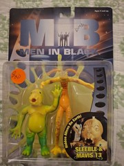 Vintage Men In Black Action Figs (8 Pc Set) NIB (5 Action Figs) (3 Playsets)1990