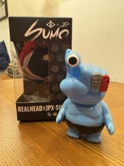 Realhead X JPX Toys Sumo Soft Vinyl Toys Sofubi 5” Tall New W/ Box