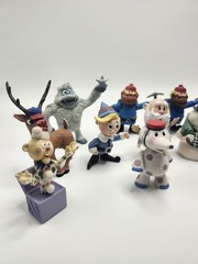2000-2004 Rudolph The Red Nosed Reindeer & Island Of Misfit Toys PVC Figures