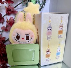 POPLAND Pop Mart Twinkly Fairy Tale Labubu Card Holder Sunny Yellow Authentic US