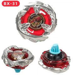 BX-31 Burst Beyblade Tyranno Beat Red Silver Starter Master Spinning Top Gyro