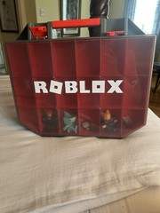 R0BL0X Toys Action Figures Lot Of 3 Figures With Accessories And Carrying Case