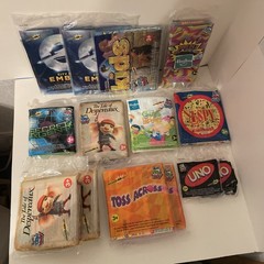 Lot Of 14 Wendy’s Kids Meal Games – Ages 3 And Up – 2004 To 2008 – Most Sealed