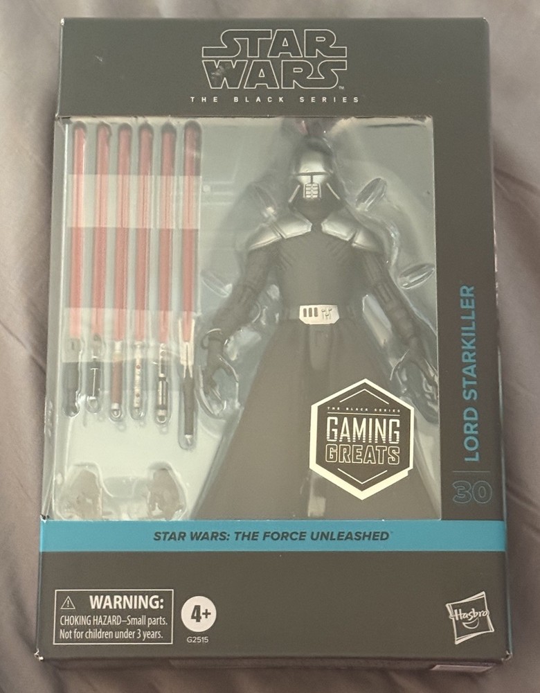 Star Wars Black Series Force Unleashed Deluxe: LORD STARKILLER 6” Figure IN HAND