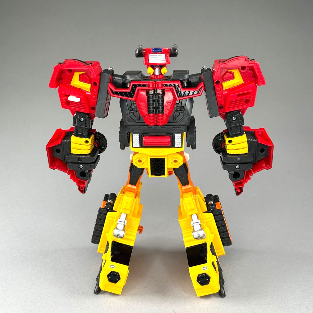 Hello Carbot Brayroad Bray Road Transformer Bulldozer Combiner Robot Figure Toy