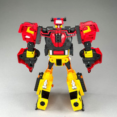 Hello Carbot Brayroad Bray Road Transformer Bulldozer Combiner Robot Figure Toy