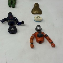 LOT Of 9 GI JOE 3.75” Action Figures 1980’s Plus Extras-Sold For Parts-See Pics