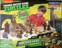 90 pcs Build NEW TMNT Teenage Mutant Ninja Turtles Lair Deluxe Pack Blueprints