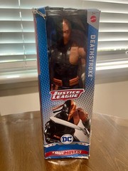 RARE DC Comics Justice League Deathstroke Action Figure True Moves NIB HTF