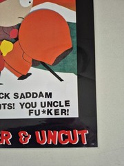 South Park Cartoon Network 1998 Movie Bigger Louder Uncut poster 60cm x 42cm