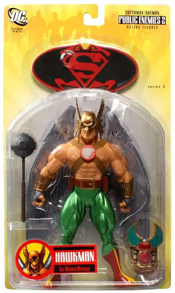 DC Direct Superman/Batman 3 Public Enemies 2 Hawkman Action Figure NEW Dmg Pkg
