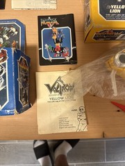 Vintage 1984 Voltron Panosh Place Green Blue Red Yellow Black Lion In Box Rare