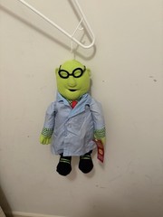 14″ Dr. Bunsen Honeydew Plush Doll Tags The Muppets 2003 Sababa Toys Jim Henson