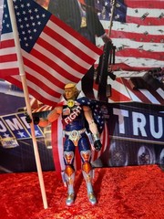 GI JOE CLASSIFIED SERIES CUSTOM DONALD TRUMP 6″ FIGURE AMERICA 250 YEAR SET 1/3