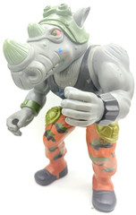 Vtg 1990 TMNT Teenage Mutant Ninja Turtles ROCKSTEADY Large 13.5″ Action Figure