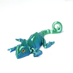 8.3inch 3D Printed Lizard Model,Articulated Animals Figure,Fidget Toy Home Decor