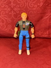 Vintage 1986 Rambo T.D. Jackson Action Figure Coleco w/ Holster Nice!