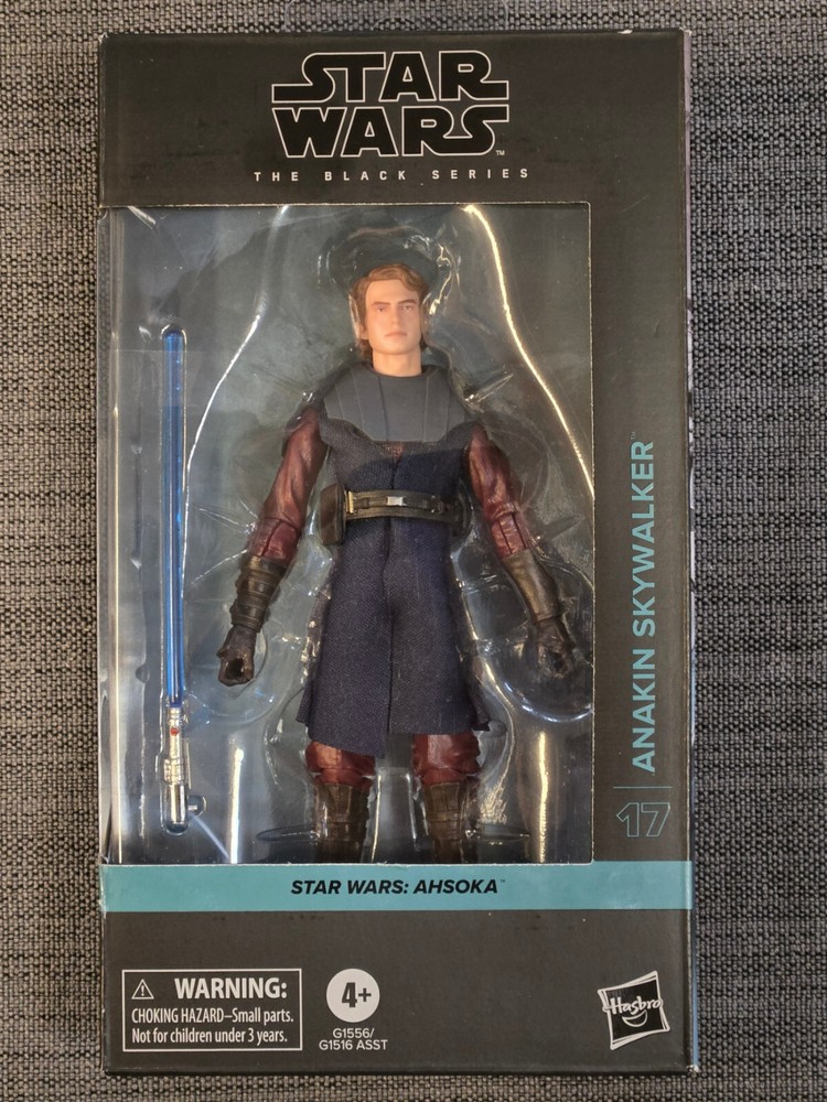ANAKIN SKYWALKER Hasbro Star Wars Black Series 6″ Action Figure #17 Ahsoka MIB
